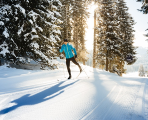 Skate skiing in Flagstaff Arizona
